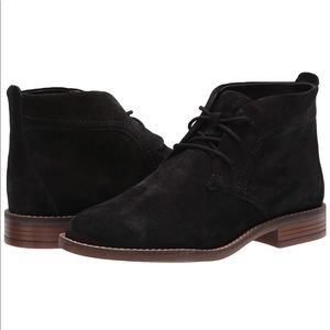 Clarks Black Booties